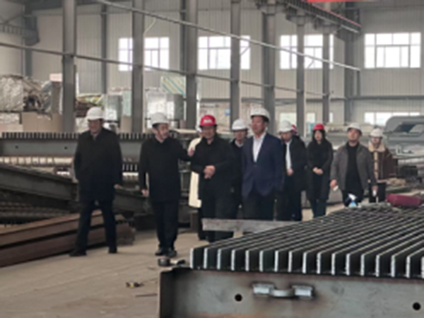 曲阜市领导考察山东省华龙水工金属有限公司 助力企业高质量发展